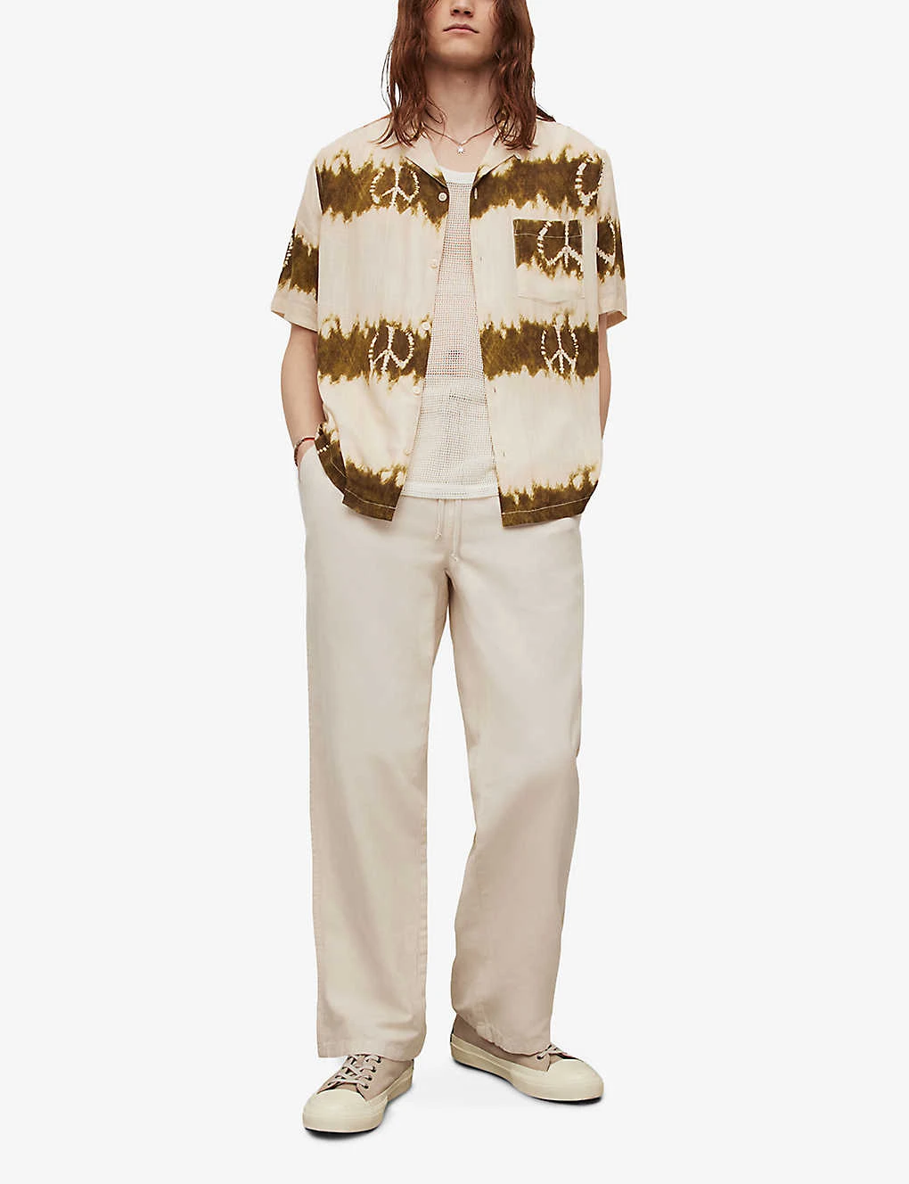 AllSaints Anderson Open-mesh Organic-cotton Vest Top 4 AllSaints Anderson Open-mesh Organic-cotton Vest Top - Image 2