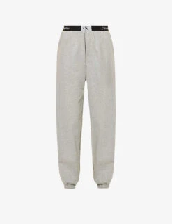 Calvin Klein 1996 Brand-patch Cotton-jersey Jogging Bottoms