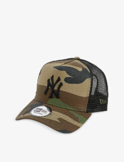 NEW ERA New York Yankees Camouflage Cotton And Mesh Trucker Cap