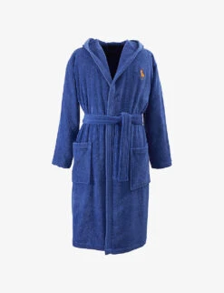 Ralph Lauren Home Player Logo-embroidered Cotton Bathrobe