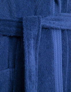 Ralph Lauren Home Bowden Logo-embroidered Cotton Terry Robe -Baker Klein Shop R04120170 MARINE ALT04