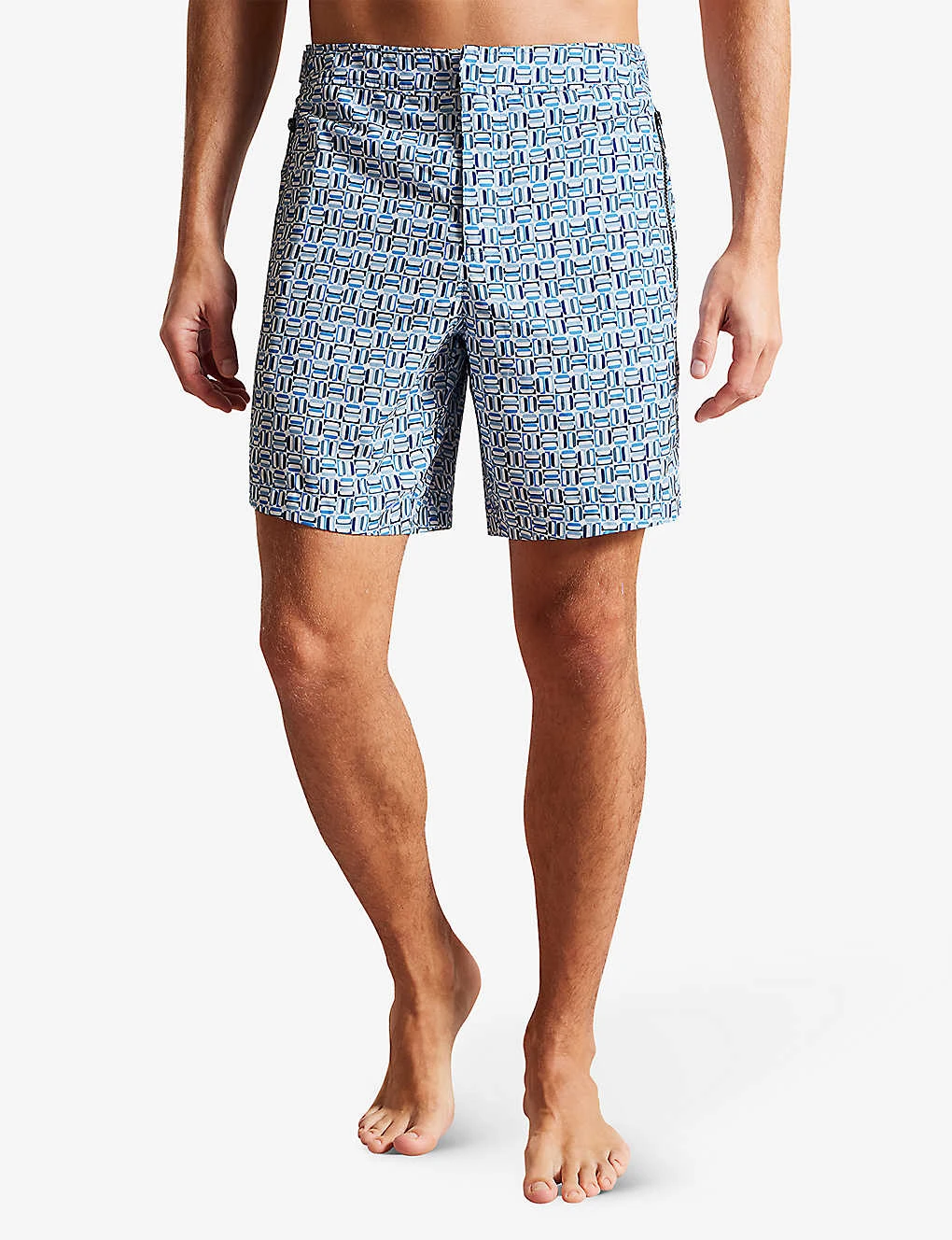 Ted Baker Crabbe Geometric-print Regular-fit Woven Swim Shorts 5 Ted Baker Crabbe Geometric-print Regular-fit Woven Swim Shorts - Image 3
