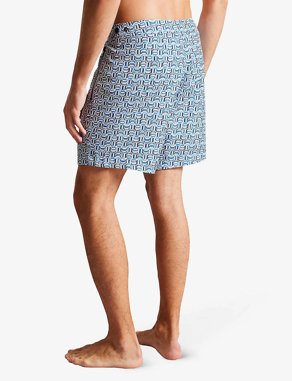Ted Baker Crabbe Geometric-print Regular-fit Woven Swim Shorts 6 Ted Baker Crabbe Geometric-print Regular-fit Woven Swim Shorts - Image 4
