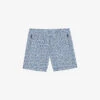 Ted Baker Crabbe Geometric-print Regular-fit Woven Swim Shorts 1 Ted Baker Crabbe Geometric-print Regular-fit Woven Swim Shorts -Baker Klein Shop R04122391 BLUE M