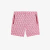 Ted Baker Kloch Geometric-print Swim Shorts -Baker Klein Shop R04122392 BRTPINK M