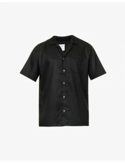 Calvin Klein Patch-pocket Short-sleeved Woven Shirt