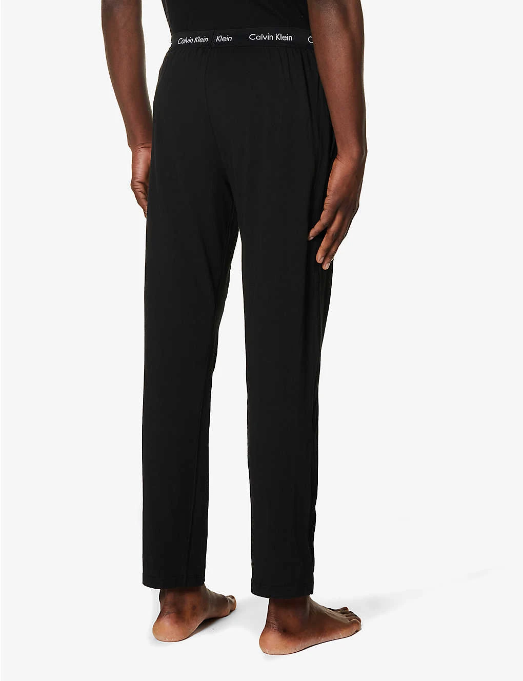 Calvin Klein Branded-waistband Stretch-cotton Pyjama Bottoms 6 Calvin Klein Branded-waistband Stretch-cotton Pyjama Bottoms - Image 4