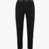 Calvin Klein Branded-waistband Stretch-cotton Pyjama Bottoms -Baker Klein Shop R04123674 BLACK M
