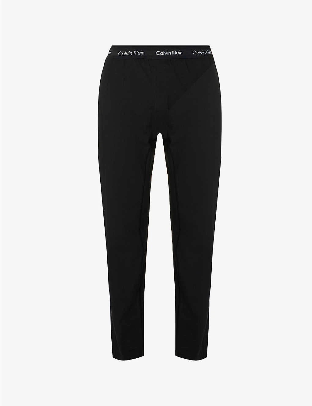 Calvin Klein Branded-waistband Stretch-cotton Pyjama Bottoms 3 Calvin Klein Branded-waistband Stretch-cotton Pyjama Bottoms