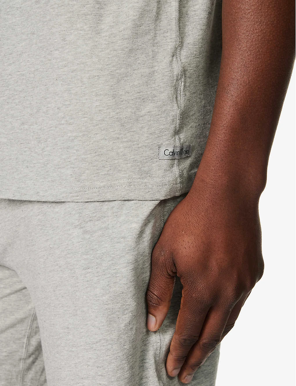 Calvin Klein Branded-waistband Stretch-cotton Pyjama Set 8 Calvin Klein Branded-waistband Stretch-cotton Pyjama Set - Image 6