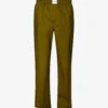 Calvin Klein Logo-appliqué Straight-leg Stretch-cotton Pyjama Bottoms -Baker Klein Shop R04123685 GREEN M