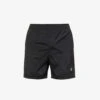 Stone Island Logo-patch Elasticated-waist Swim Shorts -Baker Klein Shop R04124582 NERO M