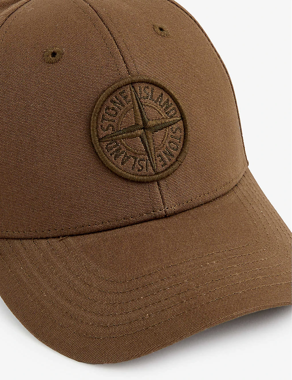 Stone Island Logo-embroidered Cotton-canvas Cap 4 Stone Island Logo-embroidered Cotton-canvas Cap - Image 2