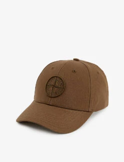 Stone Island Logo-embroidered Cotton-canvas Cap