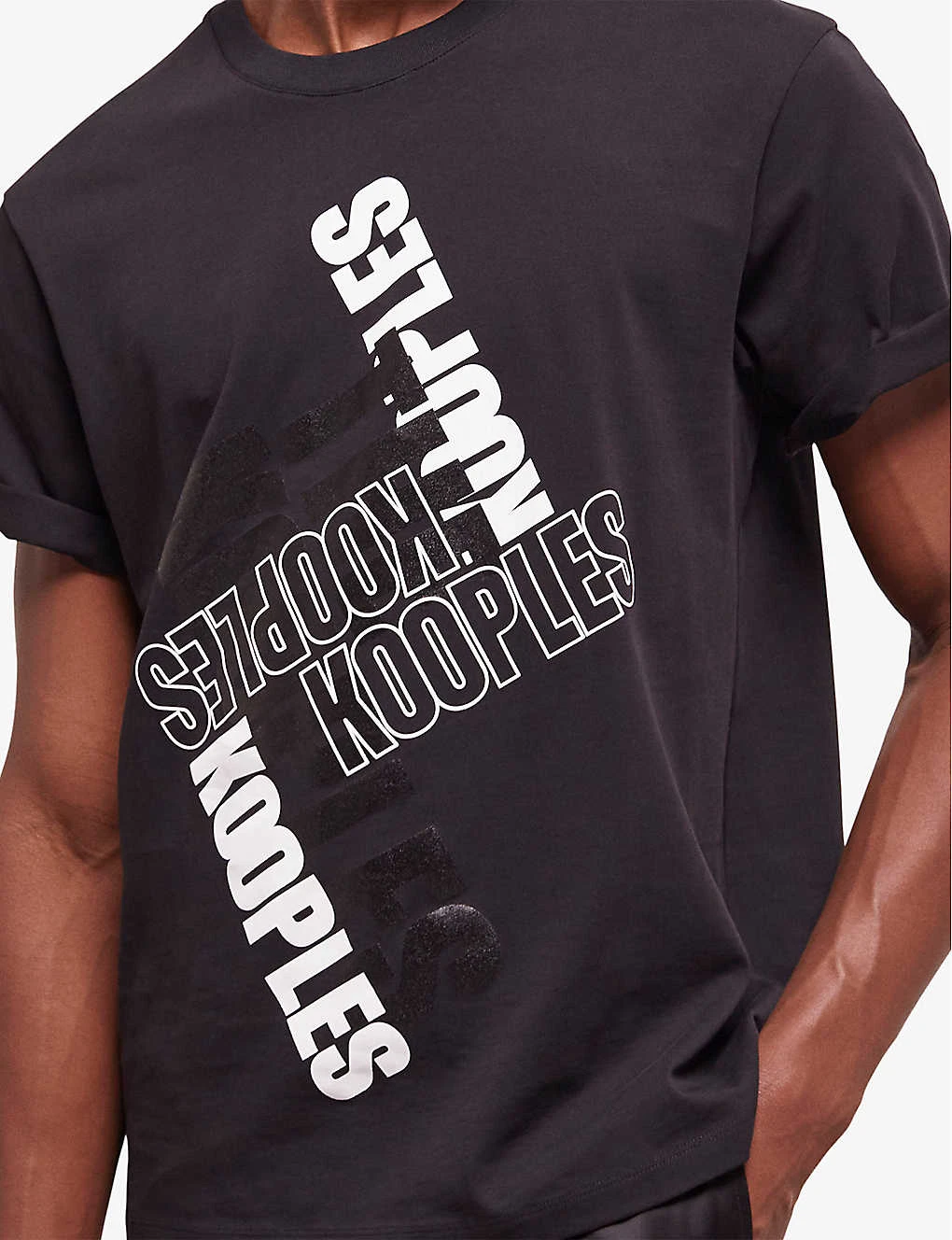 THE KOOPLES Graphic-slogan Cotton-jersey T-shirt 7 THE KOOPLES Graphic-slogan Cotton-jersey T-shirt - Image 5