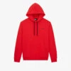 THE KOOPLES Logo-print Cotton-jersey Hoody -Baker Klein Shop R04129081 RED01 M