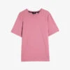 Ted Baker Tywinn Regular-fit Short-sleeve Cotton T-shirt 1 Ted Baker Tywinn Regular-fit Short-sleeve Cotton T-shirt -Baker Klein Shop R04133343 PINK M