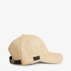 Ted Baker Harpp Logo-patch Raffia Baseball Cap -Baker Klein Shop R04134628 NATURAL M