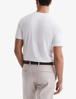 Reiss Bless Short-sleeved Crewneck Pack Of Three Cotton-jersey T-shirts -Baker Klein Shop R04135033 WHITE ALT02