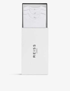 Reiss Bless Short-sleeved Crewneck Pack Of Three Cotton-jersey T-shirts