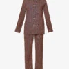 Elton John X Derek Rose Ledbury Geometric-print Cotton Pyjamas
