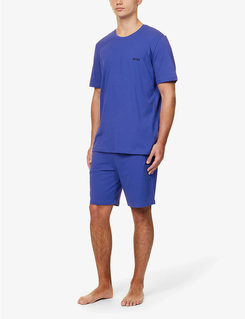 Boss Logo-embroidered Regular-fit Stretch-cotton T-shirt 4 Boss Logo-embroidered Regular-fit Stretch-cotton T-shirt - Image 2