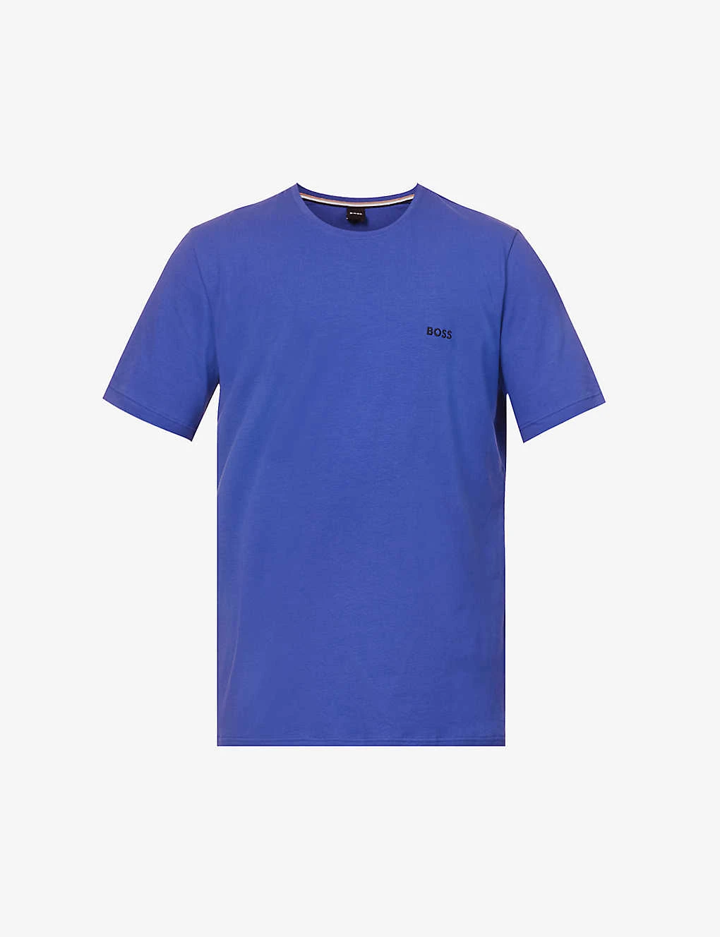 Boss Logo-embroidered Regular-fit Stretch-cotton T-shirt 3 Boss Logo-embroidered Regular-fit Stretch-cotton T-shirt