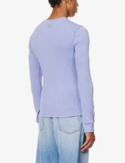 Honey Dijon X Acne Studios Ribbed Relaxed-fit Stretch-woven Top -Baker Klein Shop R04141623 LILAC ALT03