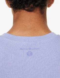 Honey Dijon X Acne Studios Ribbed Relaxed-fit Stretch-woven Top -Baker Klein Shop R04141623 LILAC ALT04