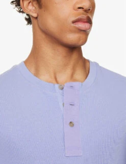 Honey Dijon X Acne Studios Ribbed Relaxed-fit Stretch-woven Top -Baker Klein Shop R04141623 LILAC ALT05