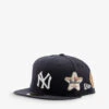 NEW ERA 59FIFTY New York Yankees Woven Baseball Cap -Baker Klein Shop R04144654 NAVY M