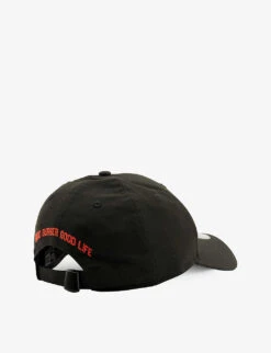 NEW ERA 9FORTY Burger-embroidered Canvas Cap -Baker Klein Shop R04144686 BLACK ALT02