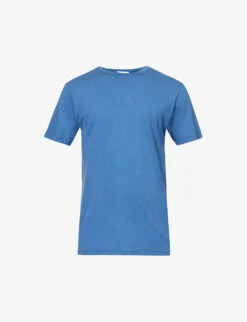 7 For All Mankind Brand-patch Regular-fit Cotton-jersey T-shirt