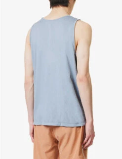 Vuori Tradewind Scoop-neck Stretch Recycled-polyester Tank Top -Baker Klein Shop R04146298 CLOUDHEATHER ALT03