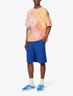 Champion Tie-dye Brand-appliqué Cotton-jersey T-shirt -Baker Klein Shop R04147798 RAWRED ALT01