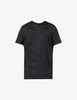 Bjorn Borg Performance Camo-print Recycled Polyester-blend T-shirt