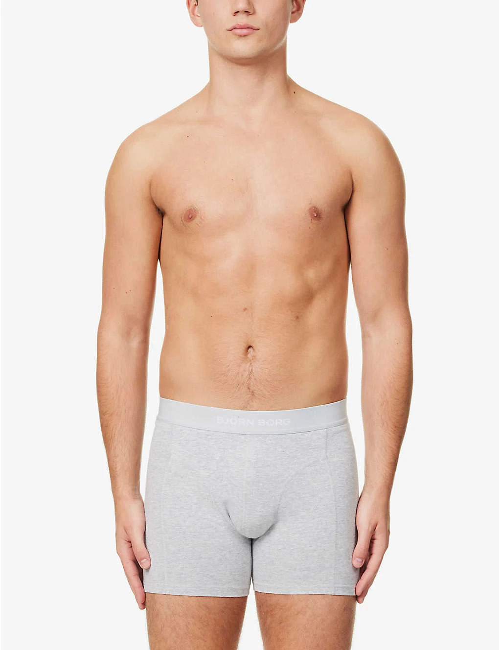 Bjorn Borg Pack Of Two Logo-print Organic Stretch-cotton Boxers 4 Bjorn Borg Pack Of Two Logo-print Organic Stretch-cotton Boxers - Image 2