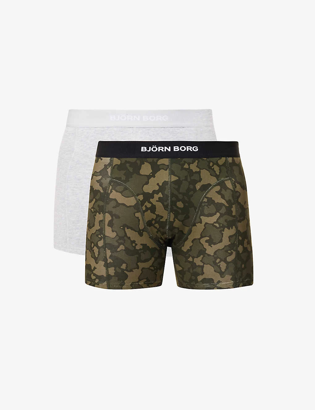 Bjorn Borg Pack Of Two Logo-print Organic Stretch-cotton Boxers 3 Bjorn Borg Pack Of Two Logo-print Organic Stretch-cotton Boxers