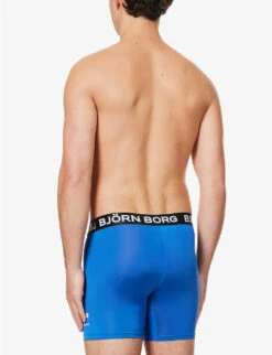 Bjorn Borg Pack Of Three Logo-print Recycled-polyester-blend Boxers -Baker Klein Shop R04148061 MIX ALT03