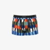PAUL SMITH Checked Mid-rise Organic Stretch-cotton Trunks