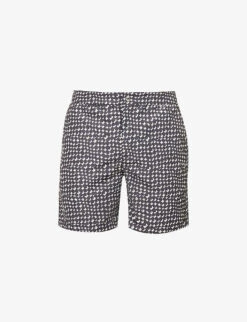 PAUL SMITH Checked Recycled-polyester-blend Swim Shorts