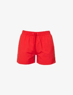 PAUL SMITH Artist Stripe Grosgrain-trim Recycled-polyamide Swim Shorts