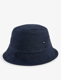 Norse Projects Brand-embroidered Eco-dye Cotton Bucket Hat