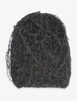 Knitted Loose-thread Wool-blend Balaclava