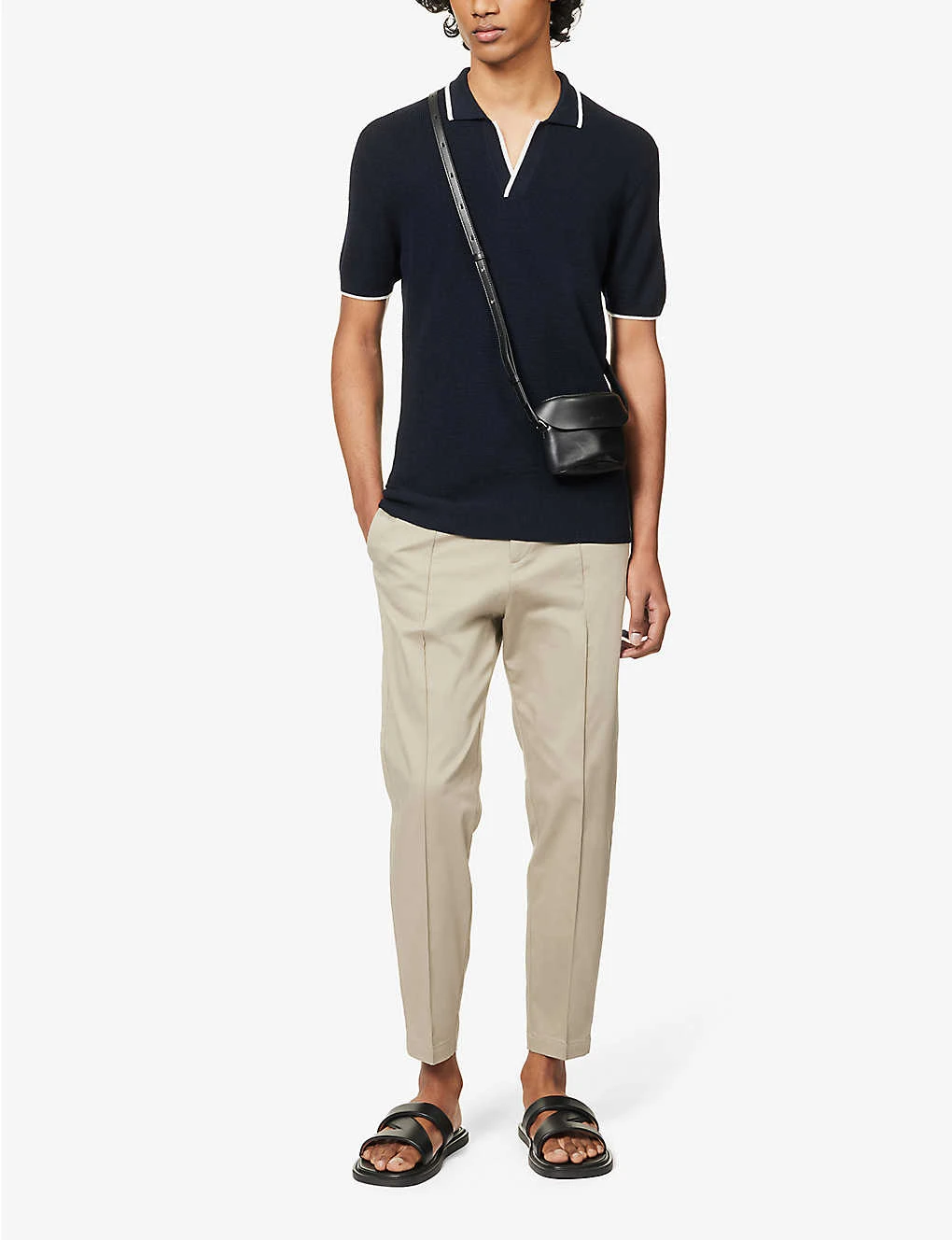 ORLEBAR BROWN Horton Contrast-stripe Knitted Wool Polo Shirt 4 ORLEBAR BROWN Horton Contrast-stripe Knitted Wool Polo Shirt - Image 2