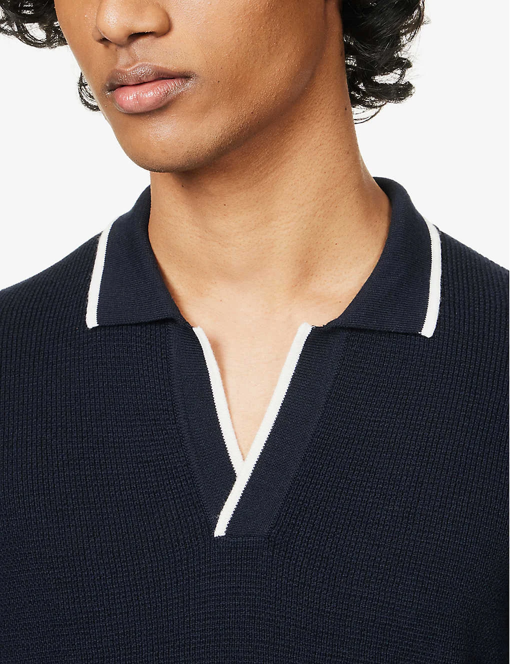 ORLEBAR BROWN Horton Contrast-stripe Knitted Wool Polo Shirt 7 ORLEBAR BROWN Horton Contrast-stripe Knitted Wool Polo Shirt - Image 5