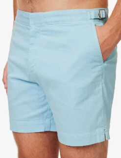 ORLEBAR BROWN Bulldog Waist-adjuster Stretch-cotton Swim Shorts 11 ORLEBAR BROWN Bulldog Waist-adjuster Stretch-cotton Swim Shorts -Baker Klein Shop R04150093 ISLANDSKY ALT04