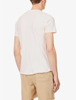 ORLEBAR BROWN Crewneck Short-sleeved Cotton-jersey T-shirt -Baker Klein Shop R04150099 ROSE ALT03