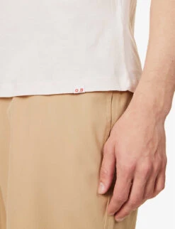 ORLEBAR BROWN Crewneck Short-sleeved Cotton-jersey T-shirt -Baker Klein Shop R04150099 ROSE ALT04