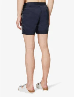 ORLEBAR BROWN Bulldog Contrast-piping Regular-fit Stretch-woven Swim Shorts 10 ORLEBAR BROWN Bulldog Contrast-piping Regular-fit Stretch-woven Swim Shorts -Baker Klein Shop R04150110 NIGHTIRIS ALT03